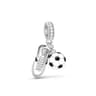 2025 New S925 Silver Spring Ball Bear Cross Pendant For Bracelets 17