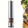 Electric Salt And Pepper Grinder Set One Handed Stainless Steel 1