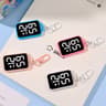 LED Keychain Digital Watch Mini Pocket Timepiece For Students And Backpacks 3