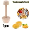 Premium Wooden Egg Tart Mold Double Side Pastry Tamper For Baking Tarts And Mini Pies 1