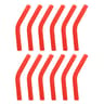 12pcs Silicone Straw Sleeves Reusable Straw Tips Food Grade Colorful Straw Covers Bendable Straw Ac 4
