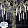 Meteor Rain LED Tube Lights 8Tube Cascading Christmas Light For Outdoor Decor 7