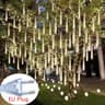 Meteor Rain LED Tube Lights 8Tube Cascading Christmas Light For Outdoor Decor 0