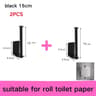Stainless Steel SelfAdhesive Paper Towel Holder  NoDrill Toilet  Kitchen Roll Rack 9