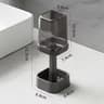 Minimalist Toothbrush Holder Set  Compact Bathroom Organizer With Gargle Cup  Tumbler Rack 7