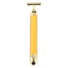 24K Gold Beauty Bar Electric Face Massager With Rose Quartz  3D Roller Set 10