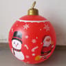 60cm Inflatable Christmas Candy Ball  PVC Santa  Tree Ornament For Outdoor Holiday Decor 22