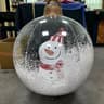 60cm Inflatable Christmas Candy Ball  PVC Santa  Tree Ornament For Outdoor Holiday Decor 27