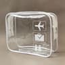 TSAApproved Quart Size Clear Toiletry Bag LeakProof Transparent Travel Makeup Bag 5