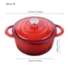 Enameled Cast Iron Dutch Oven Pot With Lid For Cooking And Bread Baking 10