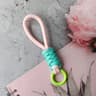 Colorful Braided Rope Strap Lanyard Keychain For Phone Case And Bags 12