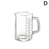 Heat Resistant Glass Measuring Cup With Handle For Espresso And Milk 13