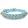 Adjustable PU Leather Spiked Dog Collar Punk Rivet Neck Strap For Small Dogs And Cats 12