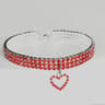 Three Row Rhinestone Pet Collar Elastic Sparkling Necklace For Cats And Dogs 16