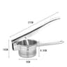 Stainless Steel Potato Ricer  Masher Press  Fruit  Vegetable Puree Squeezer For Smooth Mash And Jui 8