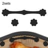 Silicone Air Fryer Handle Magnets  2 Sets Small Flower Design Safety Fix For RedHandle Air Fryers S 9