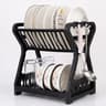 DoubleLayer Kitchen Dish Rack  Multifunctional Drain Bowl Tray  Storage Organizer For Drying Plates 6