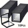 Clear 3D Floating Display Case Jewelry Organizer Set 6