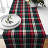 Red Green Plaid Christmas Table Runner 3
