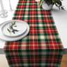 Red Green Plaid Christmas Table Runner 4