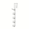 OverDoor Plastic Clothes And Bag Hanging Rack 7