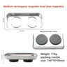 Magnetic Stainless Steel Parts Bowl Round Or Square Tool Tray 17