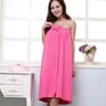 Women Microfiber Bath Towel Robe Super Absorbent Spa Wrap 14