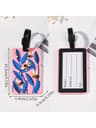 Floral Pattern Travel Luggage Tag Set 8