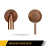 Rose Gold Brass Bathroom Faucet 10