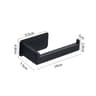 Black Stainless Steel Toilet Paper Holder 6