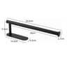 Black Stainless Steel Toilet Paper Holder 8