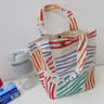 Striped Corduroy Cosmetic Bag 10