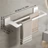 Wall Mounted No Drill Bathroom Towel Rack 11