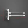 Aluminum Swing Arm Wall Mounted Towel Rack 7