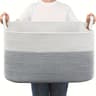Large Woven Cotton Storage Basket 1