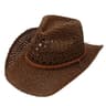 Women Straw Western Cowboy Sun Hat 5