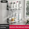 No Drill Wall Mounted Bathroom Corner Shelf 19