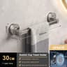Suction Cup Double Bar Bathroom Towel Rack 10