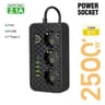 EU 4Socket Wall Power Outlet 24