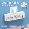 EU 4Socket Wall Power Outlet 16