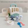 Cute Dog Doll Basket Playset 9