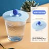 Multi Purpose Silicone Cup Lid With Spoon Holder 7