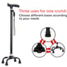 Retractable NonSlip Aluminum Walking Cane With LED Light 17