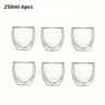 Double Wall Insulated Glass Coffee Cups Set 10