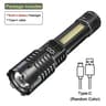High Power LED Rechargeable Flashlight With Side Light 13