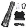 High Power Tactical LED Flashlight With Zoom And Display 14