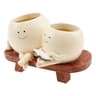 Cute Smiley Face Succulent Planter 16