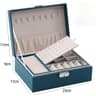 Double Layer Wooden Jewelry Box 16