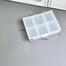 Frosted Transparent Desktop Stationery Storage Box Organizer 14