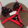 Womens Split Print GString Bikini Set Sexy Beach Swimwear 14
